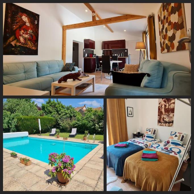 Apartamento Alsace Bas-Rhin Logis Independant Avec Piscine Privee Alteckendorf Exterior foto